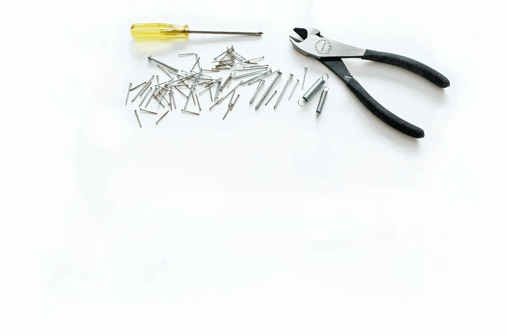 Pliers and nails